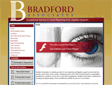 Tablet Screenshot of bradfordassociates.com